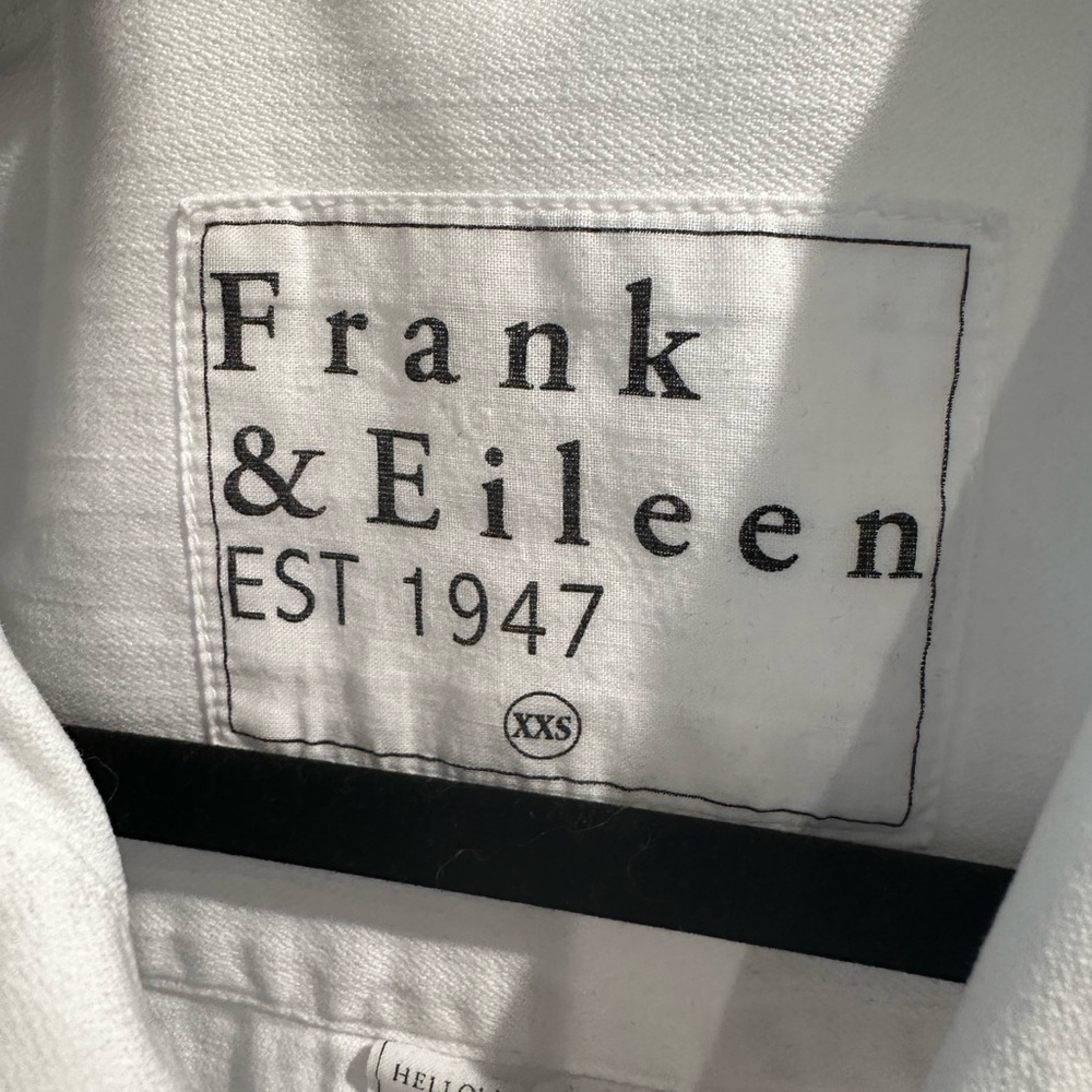 Frank & Eileen Crisp White Long Shirt Dress - Picture 4 of 4